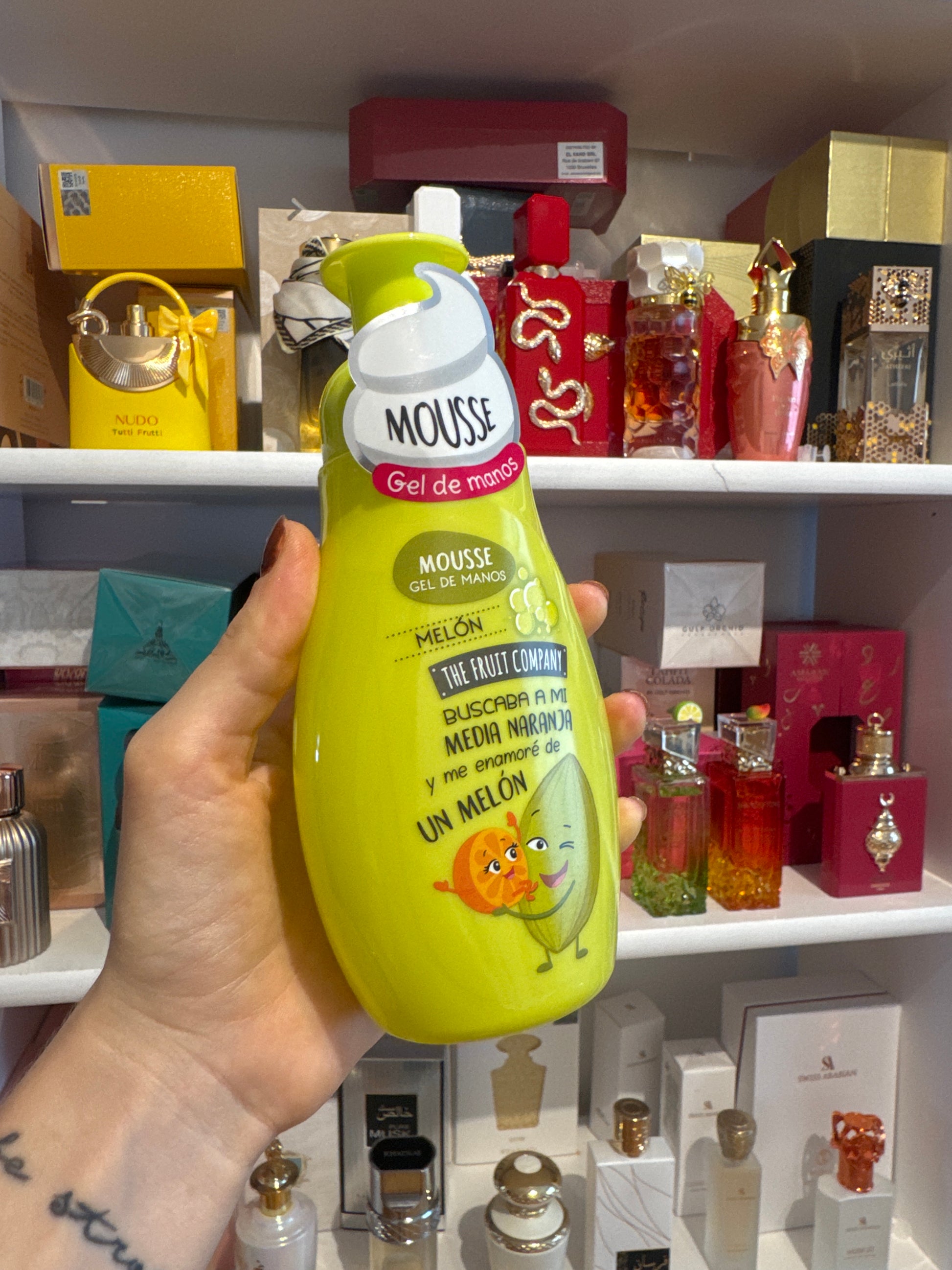 Gel de manos mousse