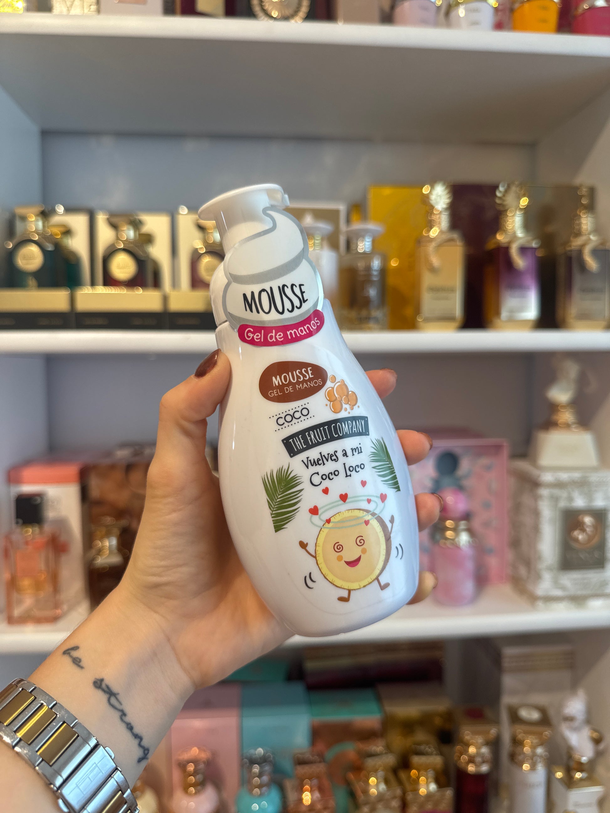 Gel de manos mousse